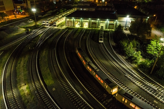 Ankaray'da seferler bitiyor, gece mesaisi başlıyor